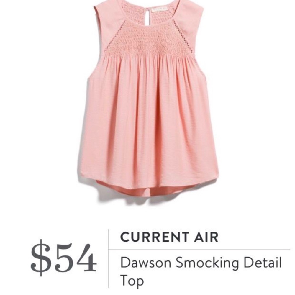 Stitchfix Current Air Dawson Smocking Detail Top